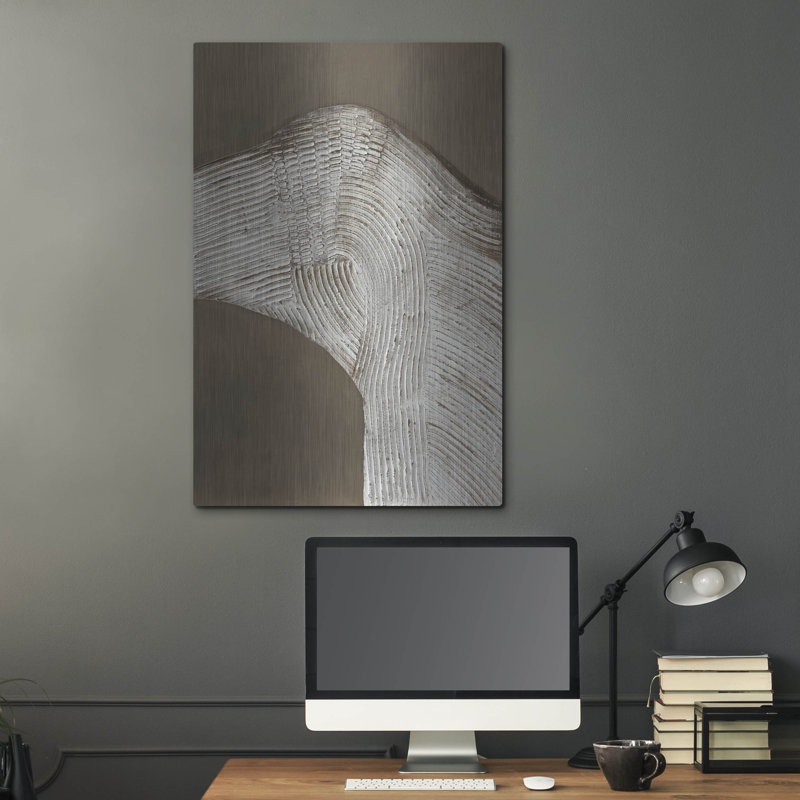  'Raw Shape 1' by Design Fabrikken Metal Wall Art, 24" x 36"