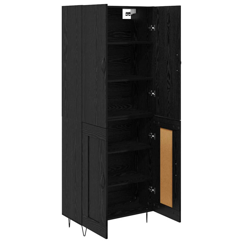 69.5cm Sideboard, Black Oak