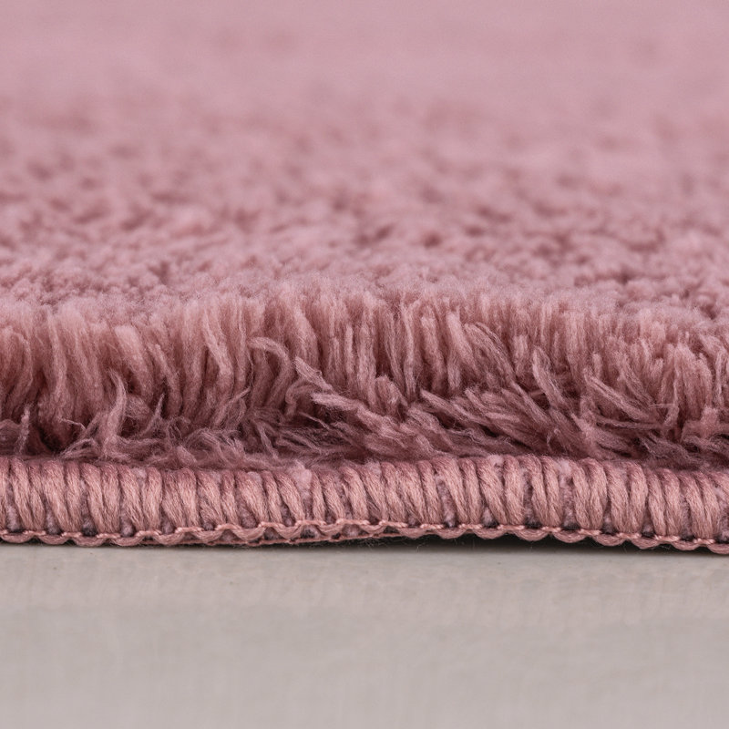 Tapis pour salle de bain Dailen, Rose
