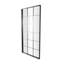 Miroir de plancher noir et noir Cole