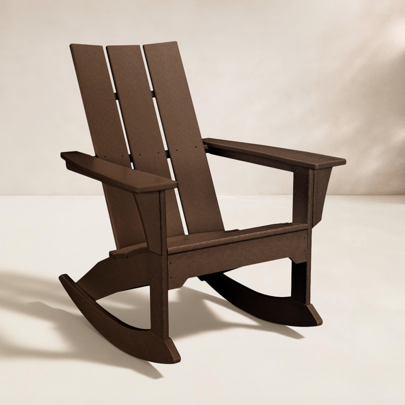 Chaise berçante Adirondack POLYWOOD, Acajou