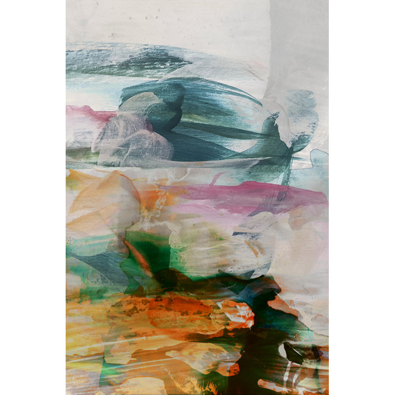 Abstract Movement II by Sisa Jasper - Painting on Canvas, 91cm H x 61cm W, Wrapped Canvas