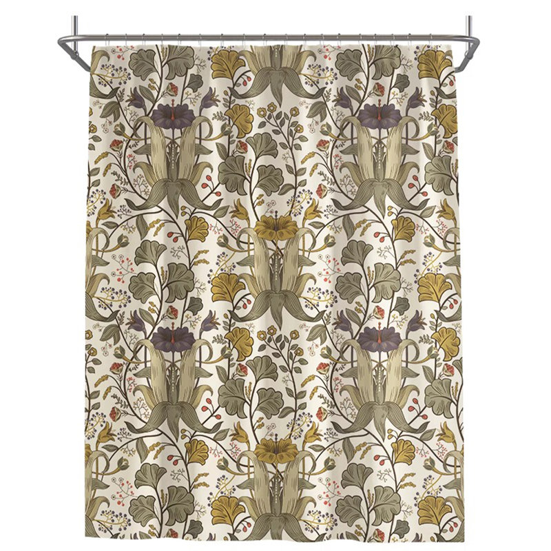 Rideau de douche en polyester, H 79 po x l 79 po