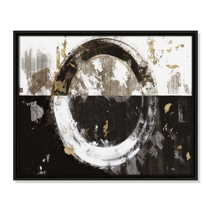 «Evoke II Print» par Tom Reeves, H 17,5 po x l 21,5 po, Espresso