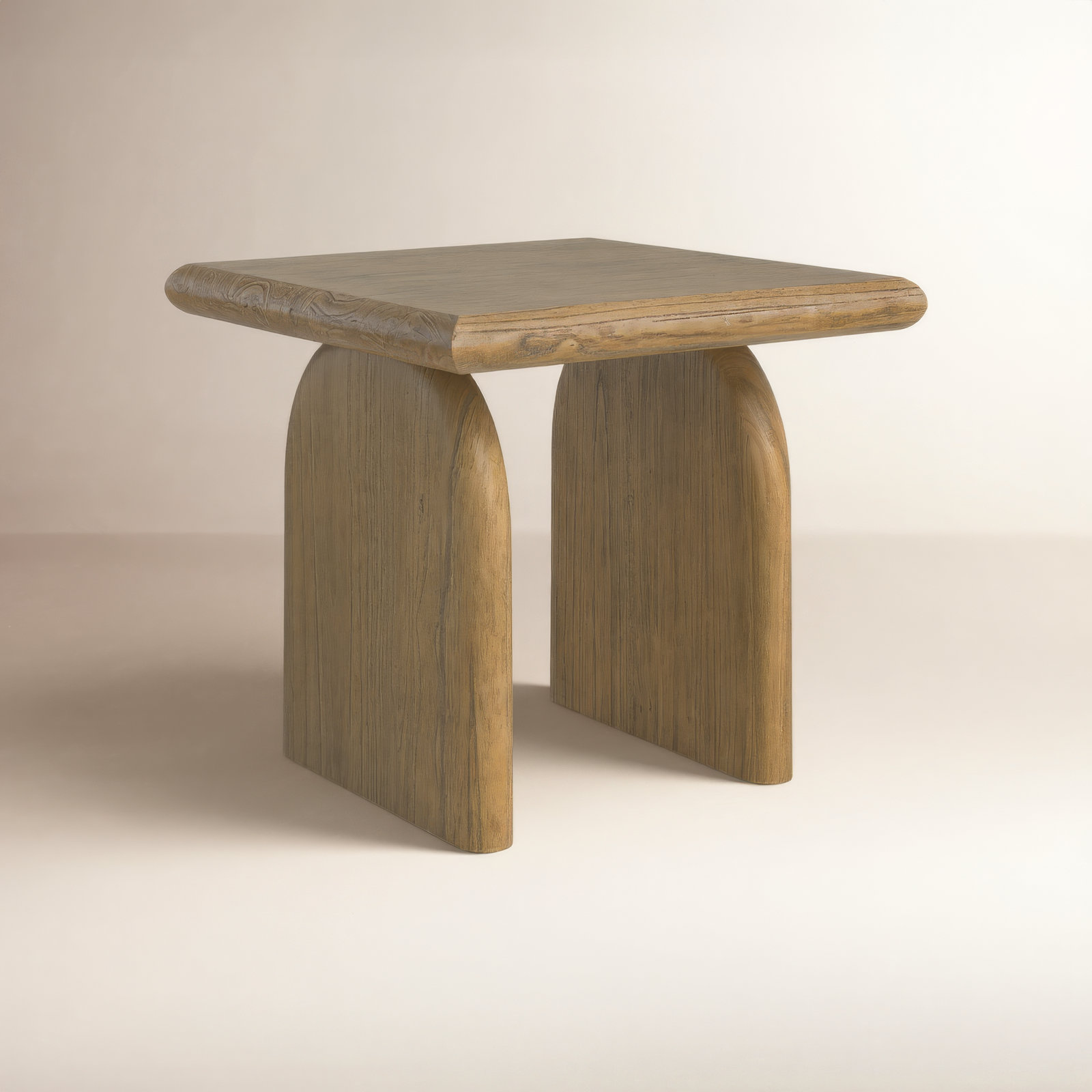 Fen Solid Wood End Table