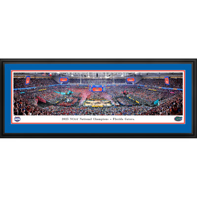 2025 NCAA Basketball National Champions, Florida Gators - Framed Print