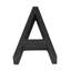 5" Floating Mount House Letter-49267860-49267867