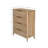 Lylie 4-Drawer Oak Chest, Sand