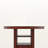 Ray High Table with Double-Door Cabinet & 2 Shelves in Walnut, 35.61" H X 41.52" W X 29.76" D