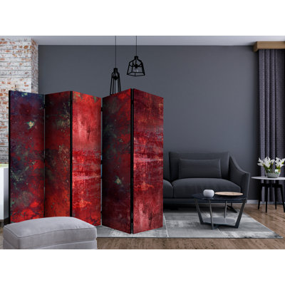 Room Divider - Red Concrete [Room Dividers]
