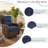  Smile Outdoor Chair Cushions Set, Sunbrella Fabric High Back and Deep Seating Outdoor Cushion, Set of 2-408775240-408775247