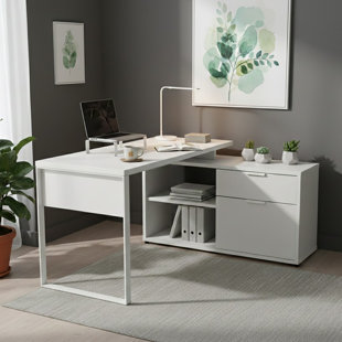 Apogee L-Shaped Writing Desk