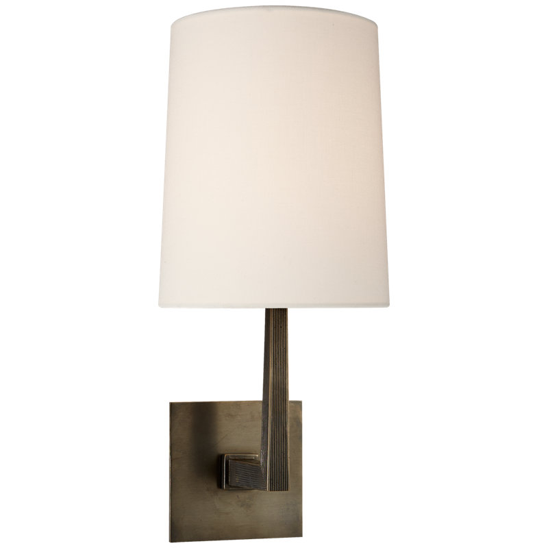 Barbara Barry Ojai Medium Single Sconce, Bronze