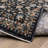 Caia Traditional Floral Border Blue/ Multi Area Rug-930929171