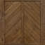 Waldo Solid Oak Wood Barn Door-364872838