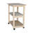 Manatuto 26 " W Kitchen Cart with Solid Wood Top
