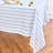 100% Pure Linen Tablecloth -Sorrento Stripe-122266570-89180500