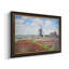 Tulip Fields with the Rijnsburg Windmill, 1886 - Claude Monet - Toile encadrée sur mesure-853773867-853773872-853773880