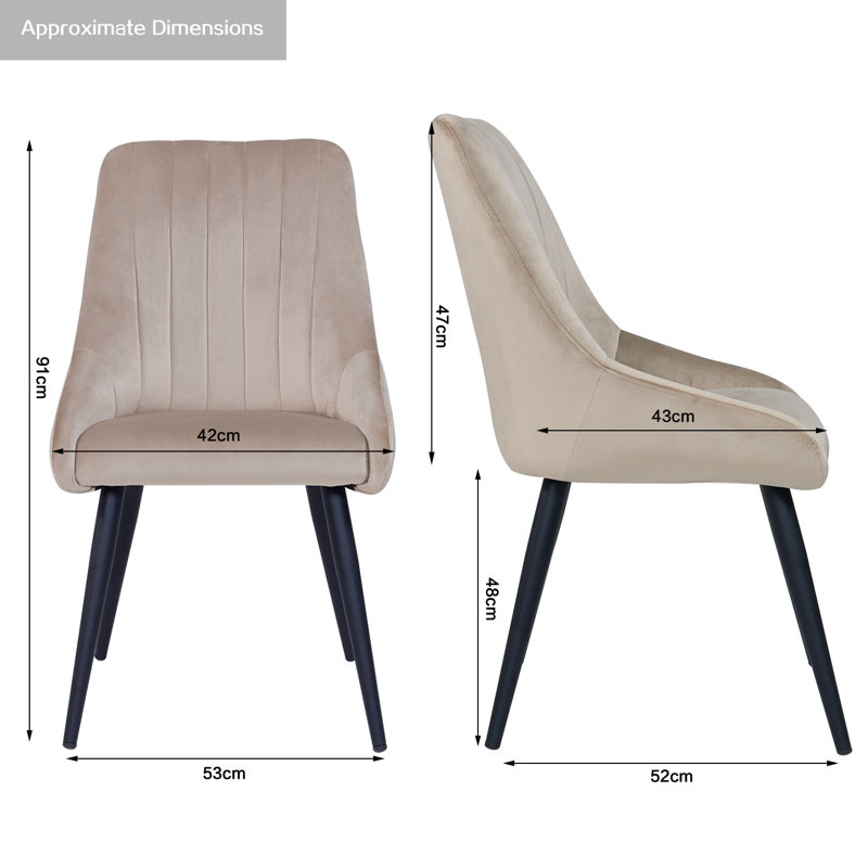 Cornwell Upholstered Dining Chair, Cappuccino