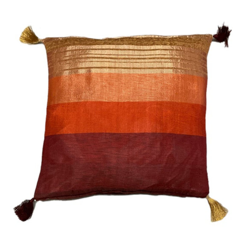 Parkview Striped Square Throw Pillow Cover