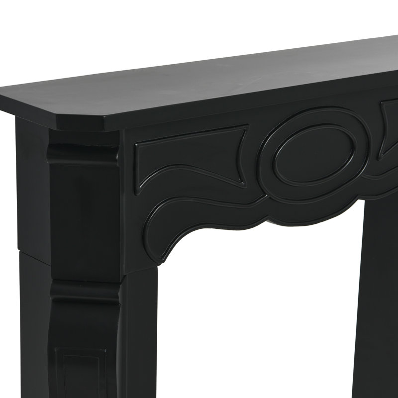 Fireplace Mantel Surround, Black