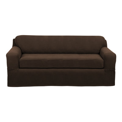Ultra-Soft Stretch Box Cushion Sofa Slipcover