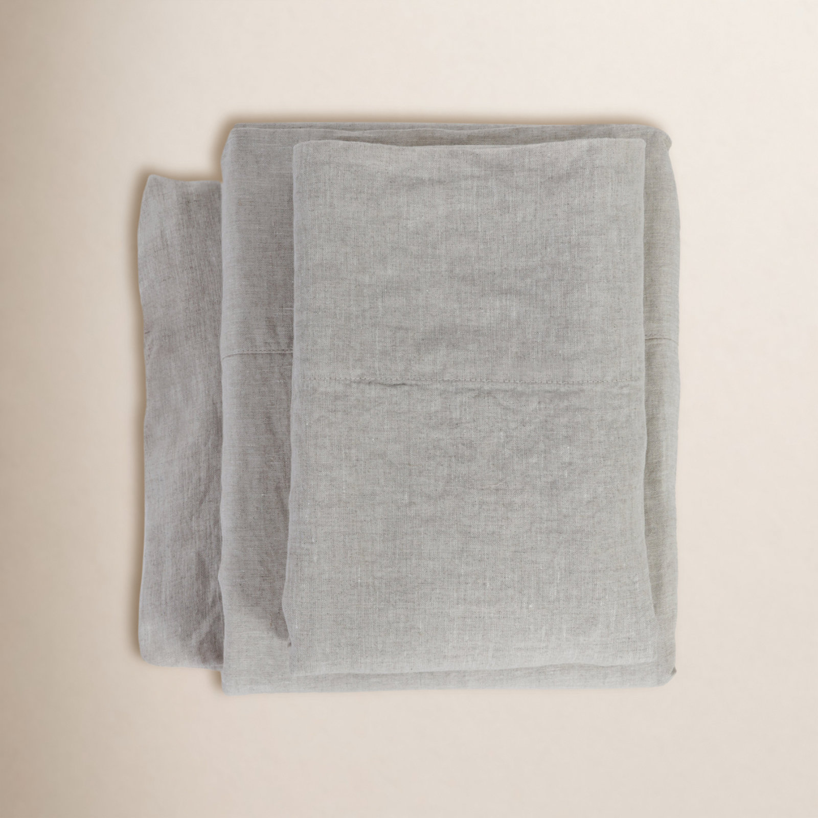 100% Linen Sheet Set, Flax, Twin