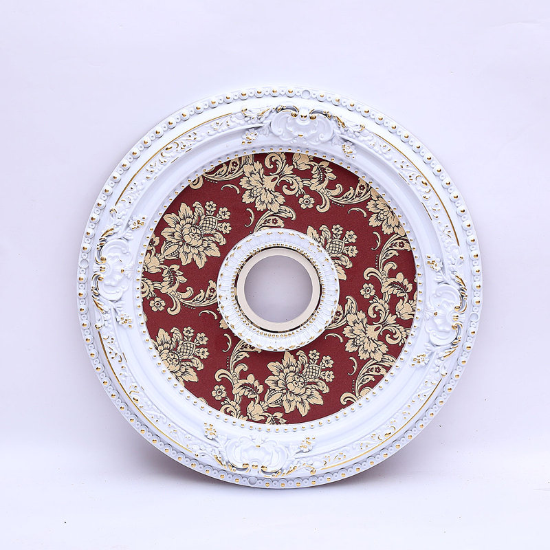 Médaillon de plafond, H 4 po x l 43 po x P 43 po