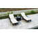 Thornaby Outdoor Wicker Chaise Lounge Set with Table , Cushion Included