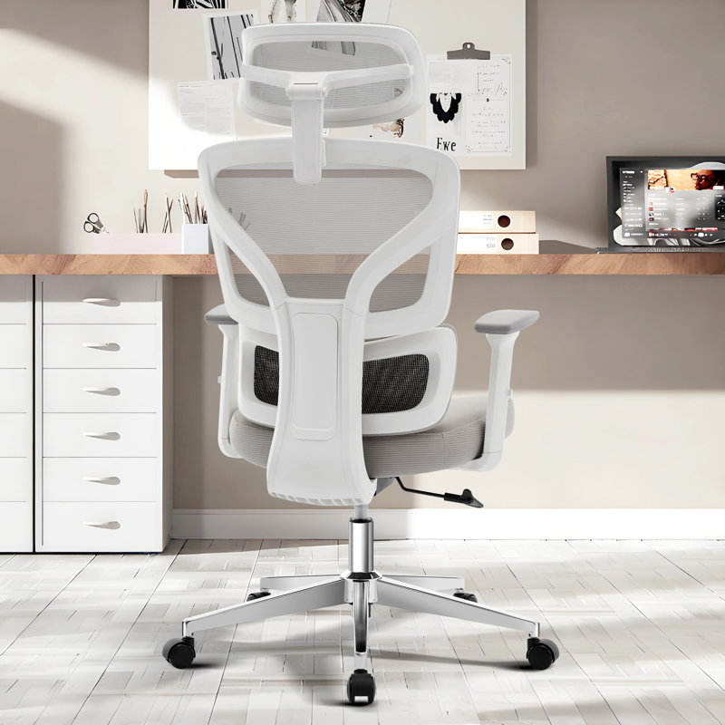 London Boutique Office Chair, Gray, Grey