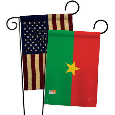 Double Sided 18.5'' H x 13'' W Polyester Garden Flag