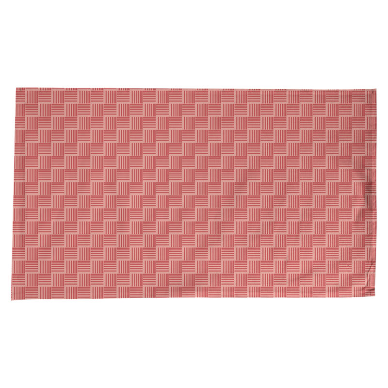 Rayures nattes classiques Nappe, Rouge pâle