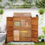 3 ft. W x 2 ft. D Solid Wood Pent Storage Shed