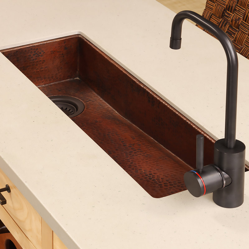 Renewal 30" L x 11" W Kitchen Sink, Antique Copper