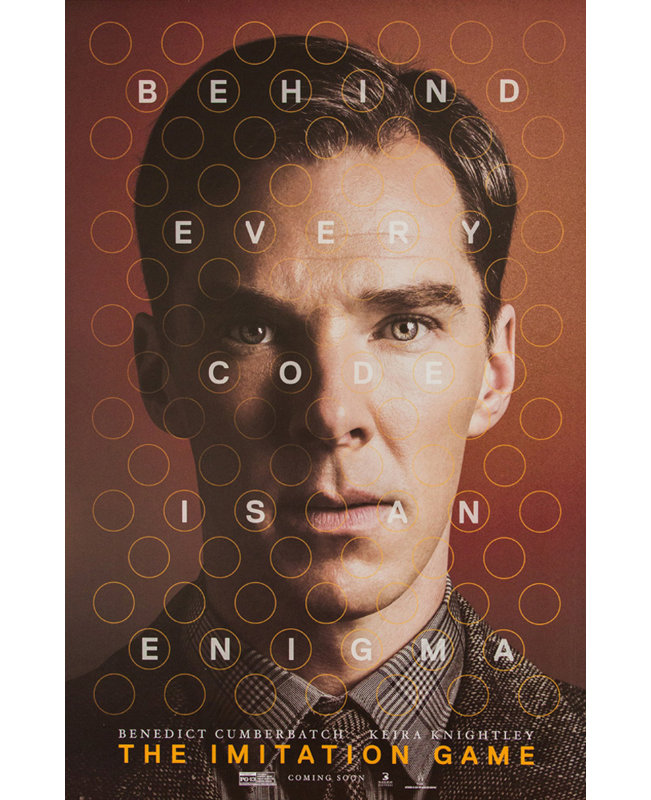 The Imitation Game, 24" H x 16" W