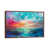 Classic Brown Wood Floater Framed