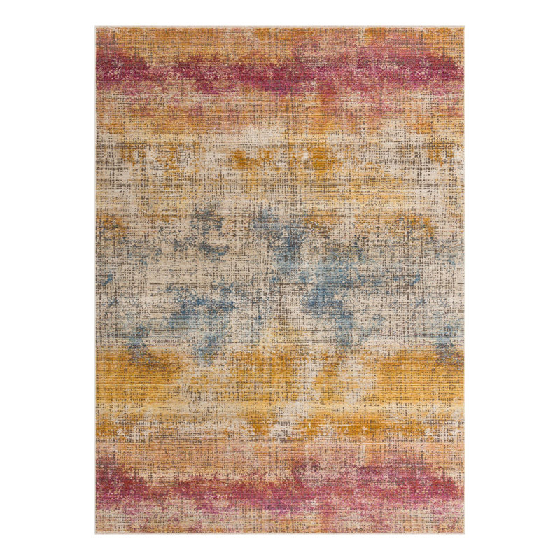 Tapis 17 étages Whane Deepa, Rectangle 10 pi x 13 pi 8 po
