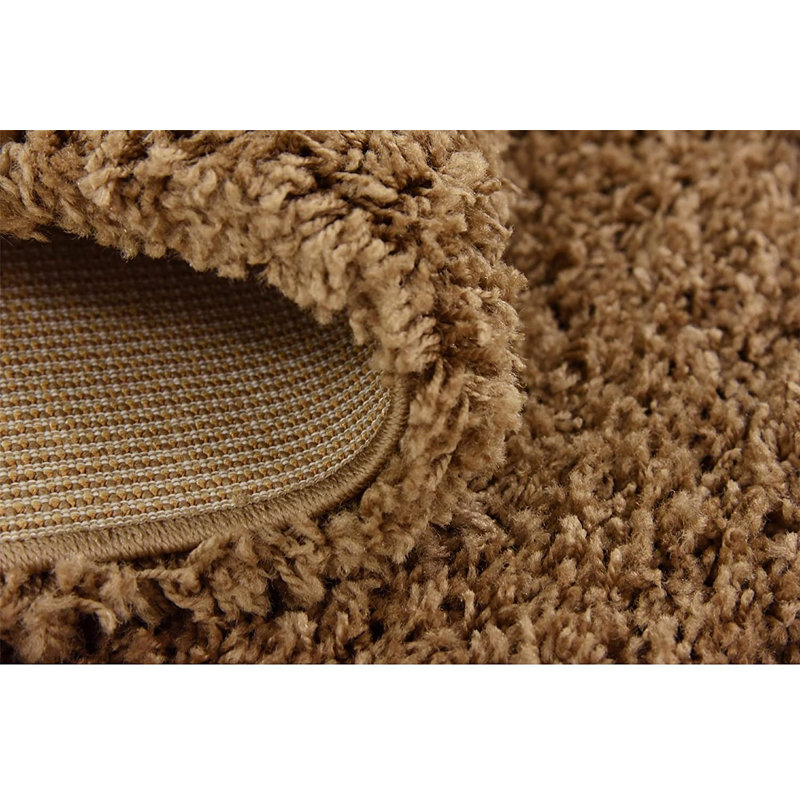 John-Paul Solid Colour Shag Area Rug, Rectangle 120 x 170cm
