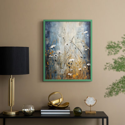 Reproduction encadrée FLORAL Series DCCDVVII - bois massif