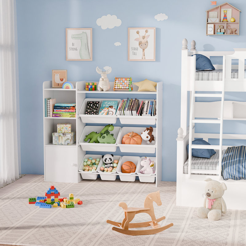 Rangement pour jouets pour enfants, Blanc