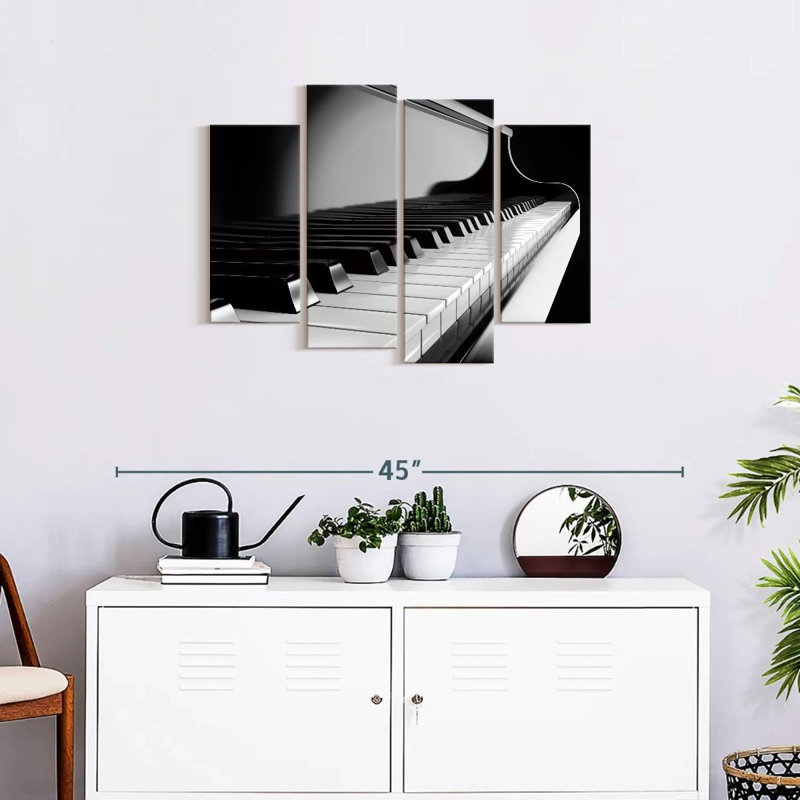 «Piano Keys», reproduction d'art sur toile, H 22 po x l 36 po x P 1 po