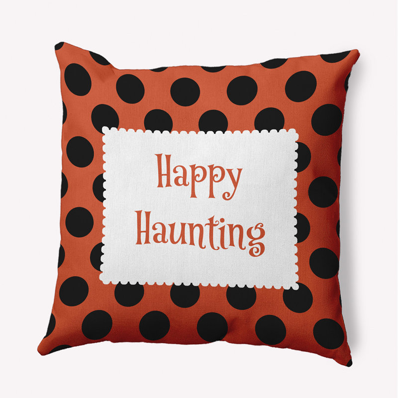 Coussin Vinco, 16 po x 16 po, Orange récolte