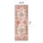 Griffey Vintage Boho Machine Washable Red/Blue Non-Slip Backing Area Rug-784186099