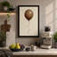 Solitary Balloon Minimalist - Wrapped Canvas-67702278-67702399
