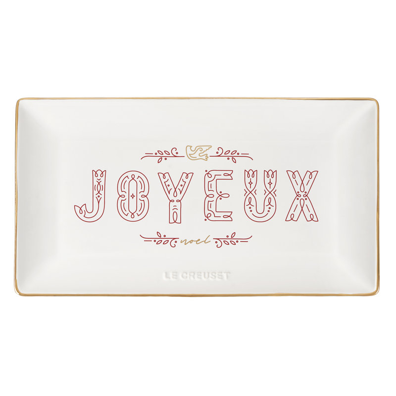 Le Creuset Noel Stoneware Hostess Tray