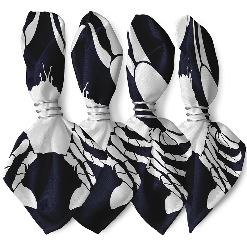 Ensemble de serviettes 4 pièces Marshallton, Bleu marine