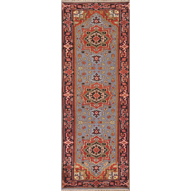 Tapis de couloir oriental géométrique 3x8