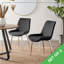 Palermo Velvet Modern Dining Chairs with Tapered Metal Legs & Quilted Diamond Stitching-160053754-246538768