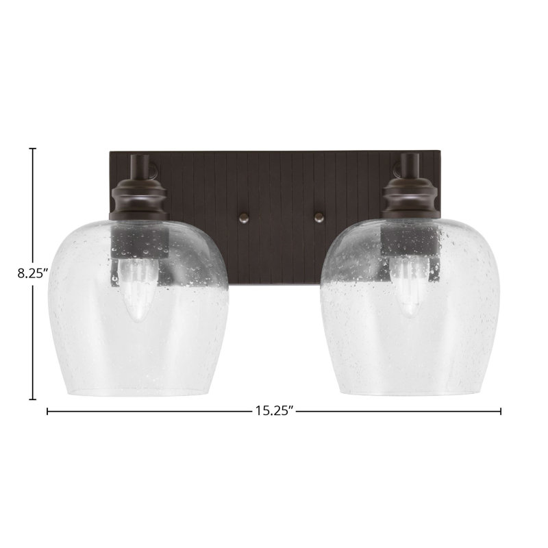 Auyeung 2 - Light Vanity Light, Espresso, Clear