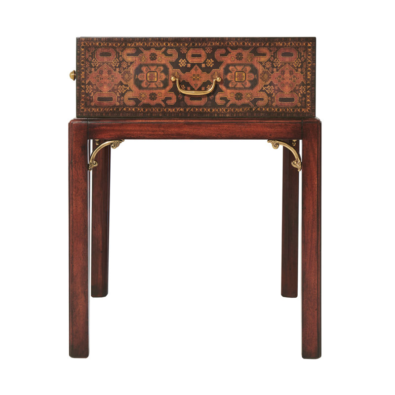 Essential Solid Wood End Table with Storage